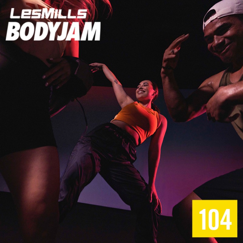 Hot Sale LesMills Q2 2023 Body Jam 104 New Release BJ104 DVD, CD & Notes